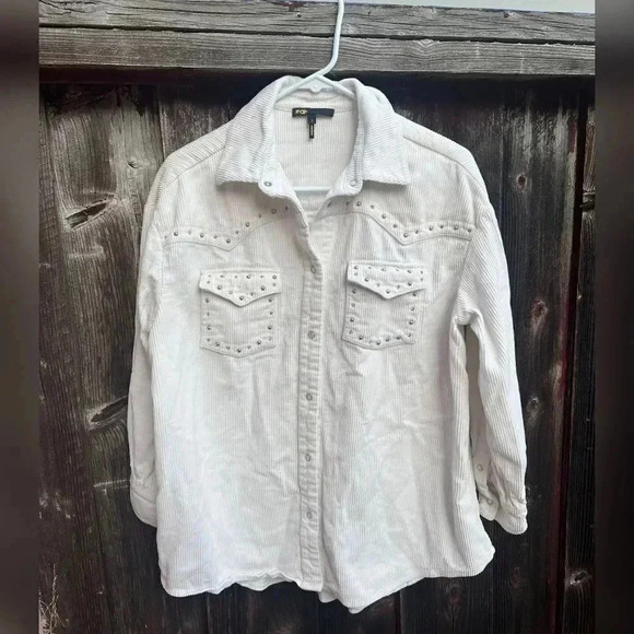 Maje
Ciera Corduroy Studded Shirt - Picture 3 of 8